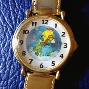 Milan 358 Girl With Xmas Tree Watch Large Face